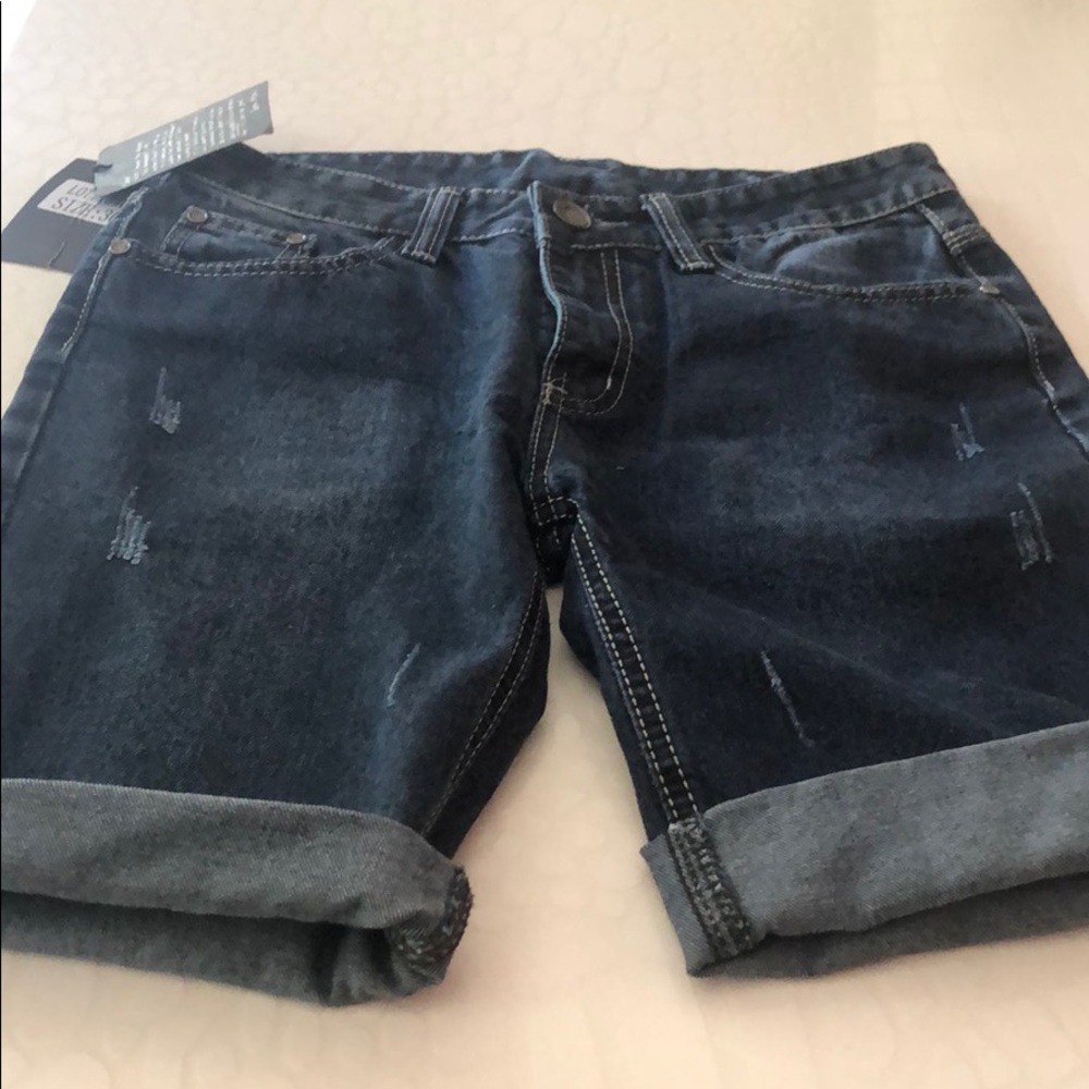 Armani jean shorts